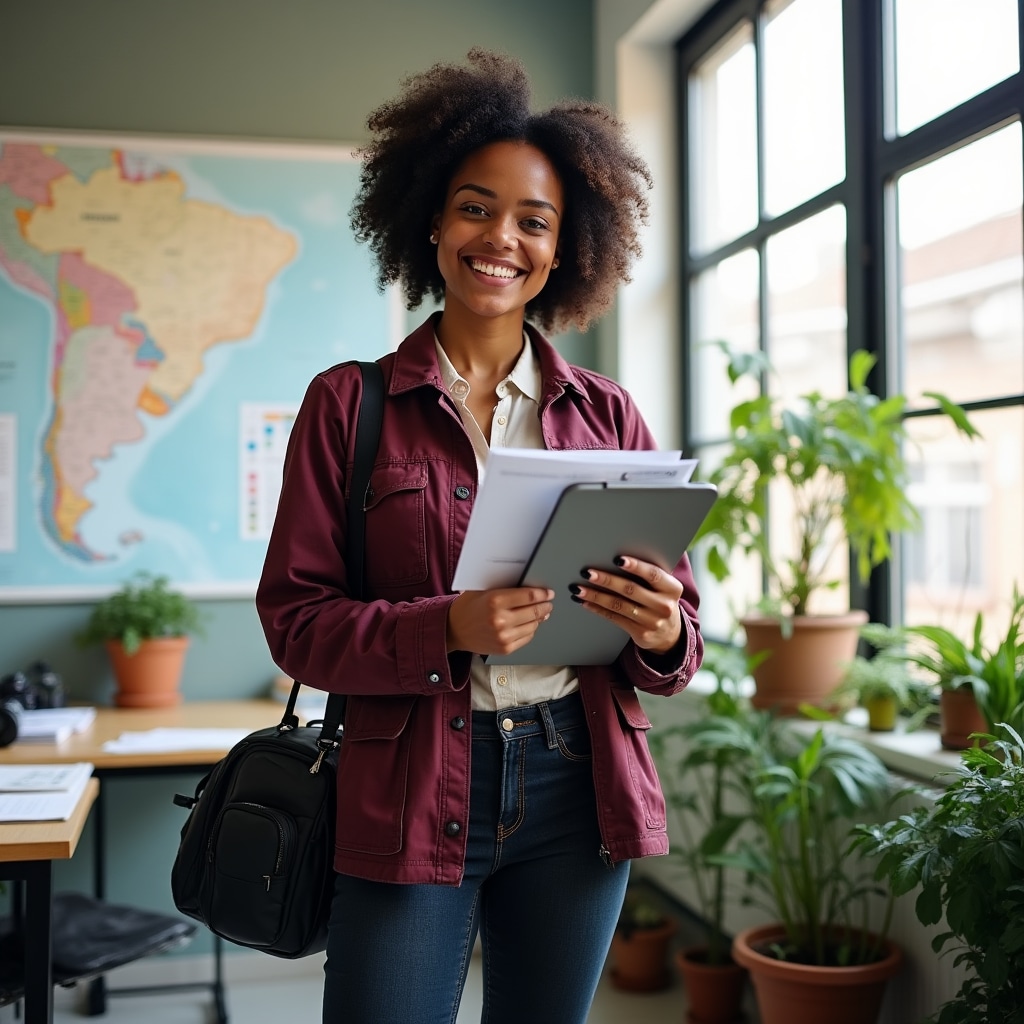 Field research coordinator conducting market observation